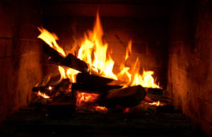 fire in firebox