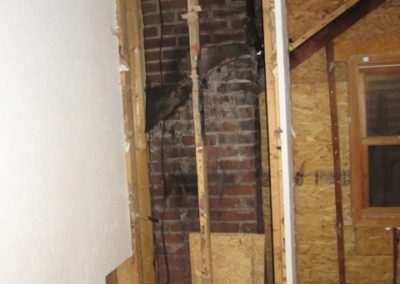 Inner Wall Brick Damage